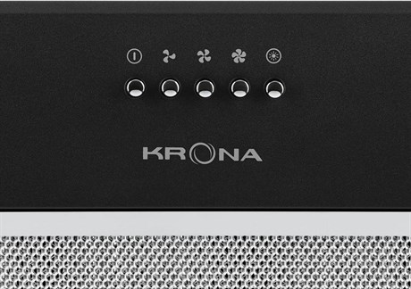 фото: Кухонная вытяжка Krona Ambra 600 black PB