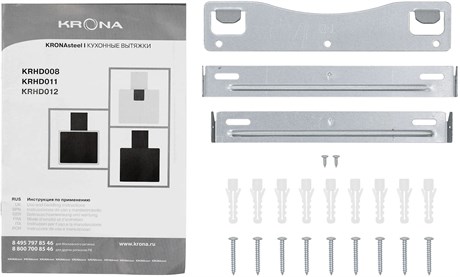 фото: Кухонная вытяжка Krona Aura 600 black S