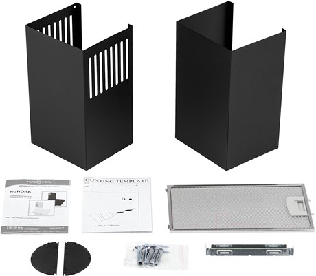 фото: Кухонная вытяжка Krona Aurora 600 black S