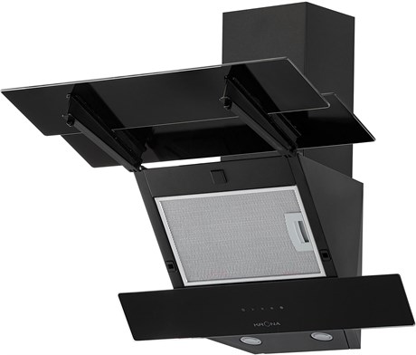 фото: Кухонная вытяжка Krona Aurora 600 black S