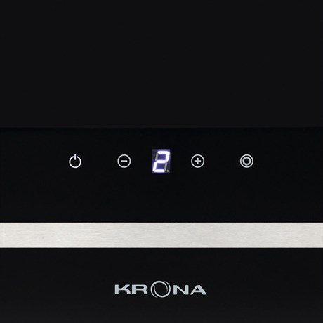 фото: Кухонная вытяжка Krona Domenika 600 black/inox S