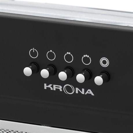 фото: Кухонная вытяжка Krona Elisa 600 black PB