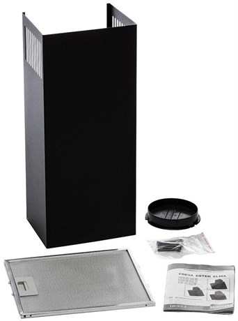 фото: Кухонная вытяжка Krona Fiona 600 black PB