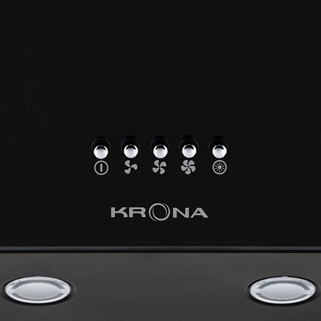 фото: Кухонная вытяжка Krona Helga 600 black PB