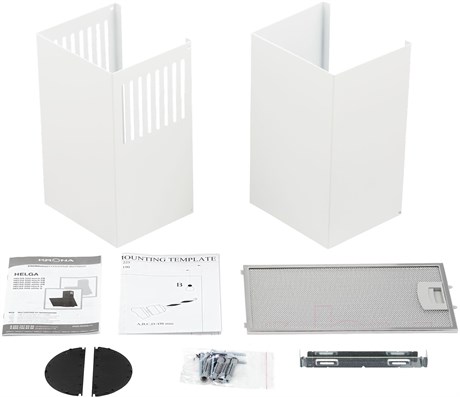 фото: Кухонная вытяжка Krona Helga 600 white S