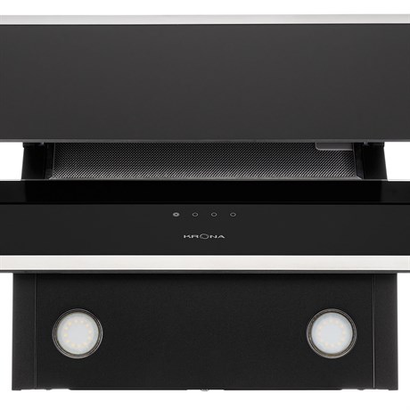 фото: Кухонная вытяжка Krona Irma 600 black sensor