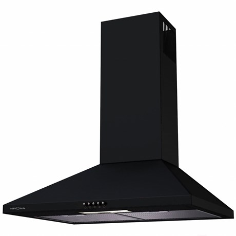 фото: Кухонная вытяжка Krona Janna 600 black push button