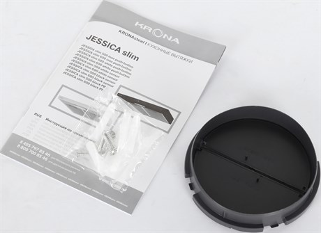 фото: Кухонная вытяжка Krona Jessica slim 500 black PB