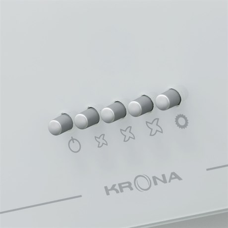 фото: Кухонная вытяжка Krona JINA 500 WHITE PB