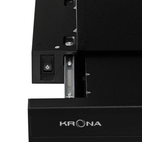 фото: Кухонная вытяжка Krona Kamilla 600 glass black