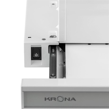 фото: Кухонная вытяжка Krona Kamilla 600 glass white