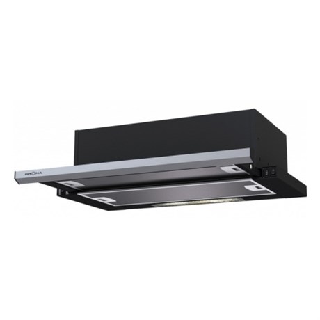 фото: Кухонная вытяжка Krona Kamilla slim 600 1M black/inox