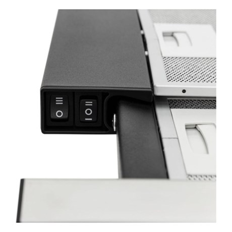 фото: Кухонная вытяжка Krona Kamilla slim 600 1M black/inox