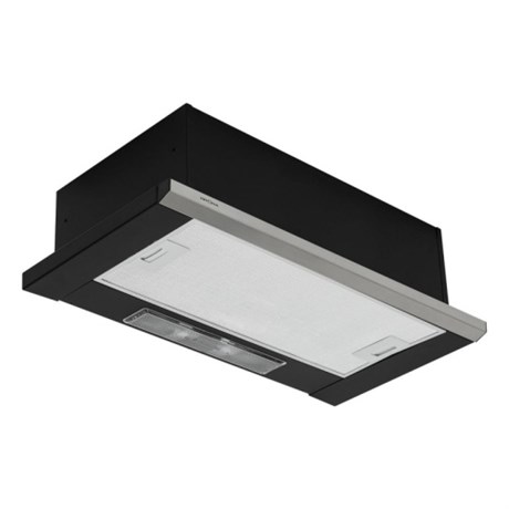 фото: Кухонная вытяжка Krona Kamilla slim 600 1M black/inox
