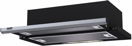 фото: Кухонная вытяжка Krona Kamilla slim 600 2M black/inox