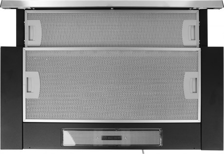 фото: Кухонная вытяжка Krona Kamilla slim 600 2M black/inox