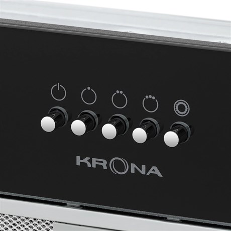 фото: Кухонная вытяжка Krona Kate 600 glass black PB K