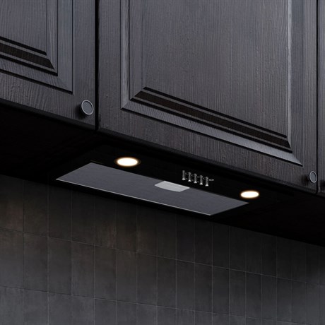 фото: Кухонная вытяжка Krona Kate 600 glass black PB K