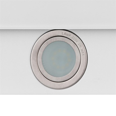 фото: Кухонная вытяжка Krona KIRSA 600 white/white glass sensor
