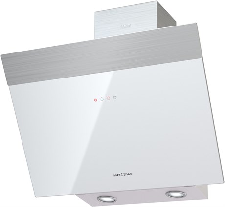 фото: Кухонная вытяжка Krona Kristen 600 white/inox S