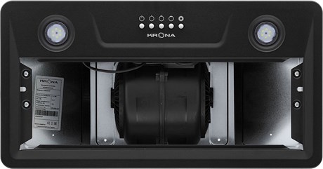 фото: Кухонная вытяжка Krona LUISA 600 black PB