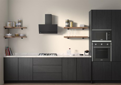 фото: Кухонная вытяжка Krona Olly 600 black PB