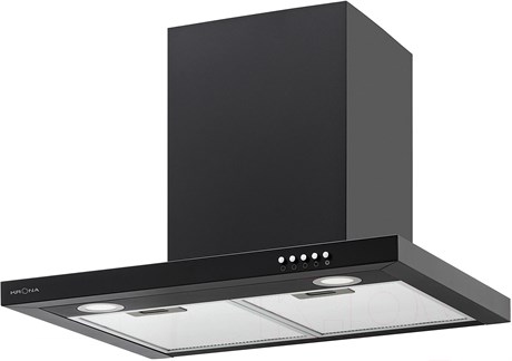 фото: Кухонная вытяжка Krona Rina 600 black PB
