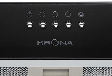 фото: Кухонная вытяжка Krona Runa 600 black PB