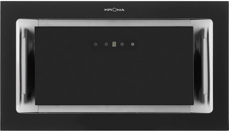 фото: Кухонная вытяжка Krona Selina 600 glass black S