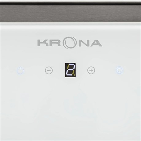 фото: Кухонная вытяжка Krona Selina 900 glass white S