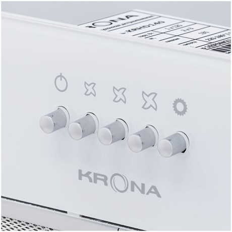 фото: Кухонная вытяжка Krona Sintia 600 white PB