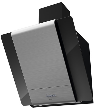 фото: Кухонная вытяжка Krona TALLI 600 inox/black glass 3P