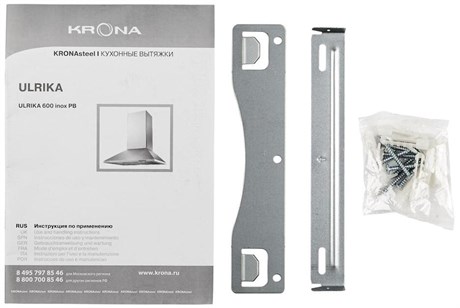 фото: Кухонная вытяжка Krona Ulrika 600 inox PB
