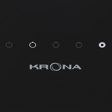 фото: Кухонная вытяжка Krona Uran 600 DN Black 4S
