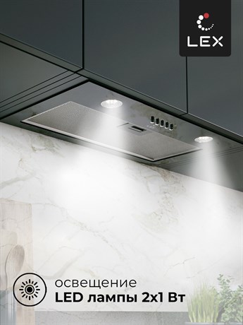 фото: Кухонная вытяжка LEX Ghost 600 Black