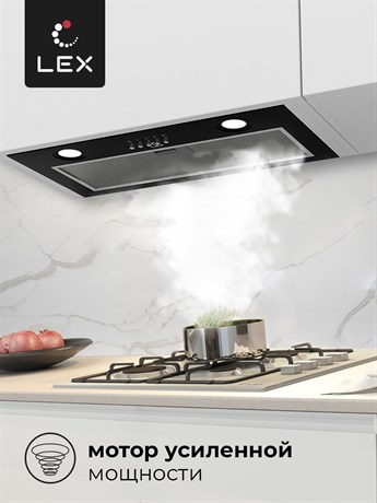 фото: Кухонная вытяжка LEX Ghost 600 Black