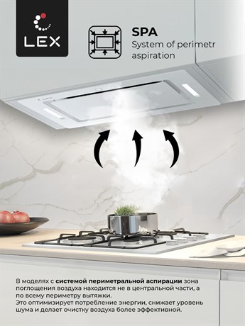 фото: Кухонная вытяжка LEX GS Bloc GS 600 White