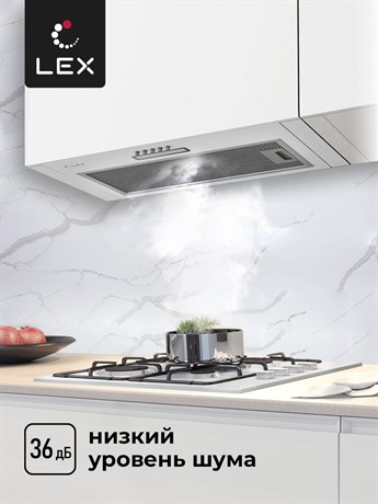 фото: Кухонная вытяжка LEX GS Bloc Light 600 White