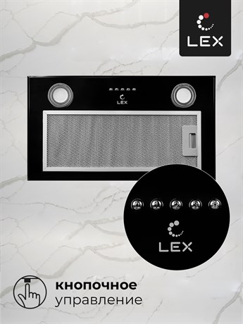 фото: Кухонная вытяжка LEX GS Bloc P 600 Black
