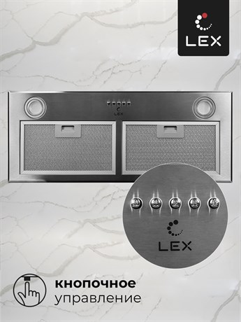 фото: Кухонная вытяжка LEX GS Bloc P 900 Inox