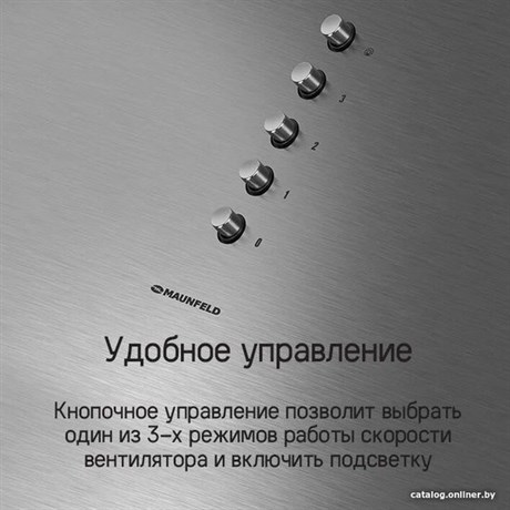фото: Кухонная вытяжка Maunfeld Bath 401 нержавеющая сталь