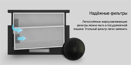 фото: Кухонная вытяжка Maunfeld Clyde 50 белое стекло