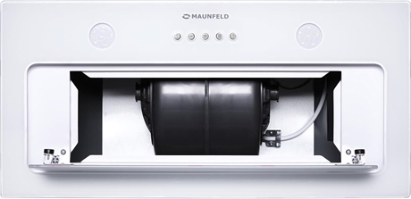 фото: Кухонная вытяжка Maunfeld Trapeze 601GG белый