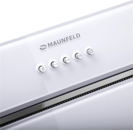 фото: Кухонная вытяжка Maunfeld Trapeze 601GG белый