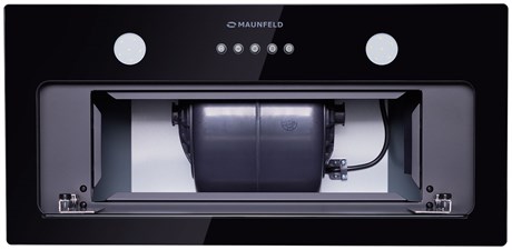 фото: Кухонная вытяжка Maunfeld Trapeze 601GG черный