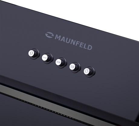 фото: Кухонная вытяжка Maunfeld Trapeze 601GG черный