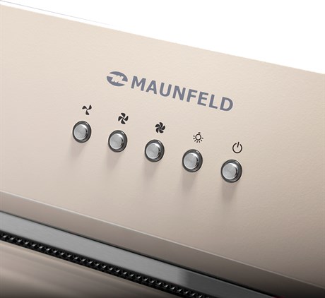 фото: Кухонная вытяжка Maunfeld Trapeze 602IG бежевый