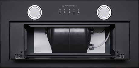 фото: Кухонная вытяжка Maunfeld Trapeze 602IG черный