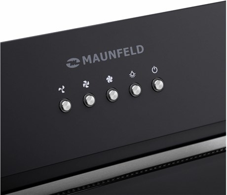 фото: Кухонная вытяжка Maunfeld Trapeze 602IG черный