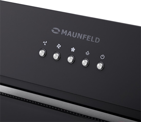 фото: Кухонная вытяжка Maunfeld Trapeze 602IG черный